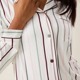 Clea Bamboo Classic Long Sleeve Maternity + Nursing Pajama