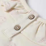 Ruffle Collar Jersey Dress