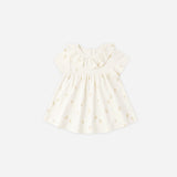 Ruffle Collar Jersey Dress