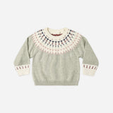 FairIsle Sweater, Sage