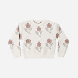 Aspen Sweater, Ivory Flower