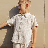 Collared Short Sleeve Shirt