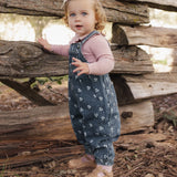 Vintage Overalls, Heart Ditsy