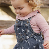 Vintage Overalls, Heart Ditsy