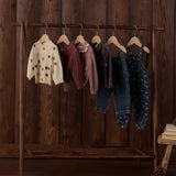 Vintage Overalls, Heart Ditsy