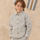 Denim Jacket Railroad Stripe