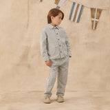 Denim Jacket Railroad Stripe