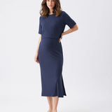 Ivy Rib Nursing Dress