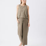 Indi Wide Leg Linen Pant
