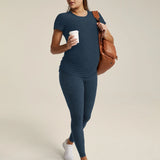 Spacedye Love the Bump Midi Maternity Legging