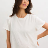 Washed Cotton Vintage Crew Neck T-Shirt