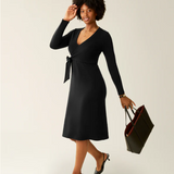 Kate Nursing Wrap Sweater Dress