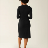 Kate Nursing Wrap Sweater Dress