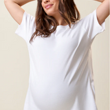 Pima Cotton Side Zip Maternity + Nursing T-shirt