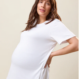 Pima Cotton Side Zip Maternity + Nursing T-shirt