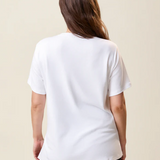 Pima Cotton Side Zip Maternity + Nursing T-shirt