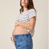 Wide Leg Maternity + Postpartum Jean