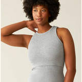 Ribbed Bamboo Racerback Nursing Tank