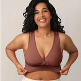 French Terry Racerback Nursing + Sleep Bra