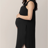 Ruffle Strap Labor + Delivery Gown