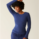 Ribbed Bamboo Long Sleeve Nursing T-shirt