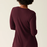 CozyKnit Maternity + Nursing V-neck Top