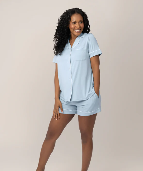 Clea Bamboo Classic Short Sleeve Pajama Set