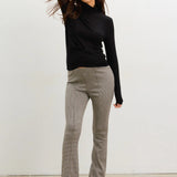 The Seamed Stretch Crop Pant