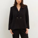 The Soft Tailored Twill Blazer