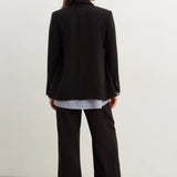 The Soft Tailored Twill Blazer