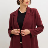 The Soft Tailored Twill Blazer