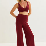The Softest Rib Over Under Relaxed Pant