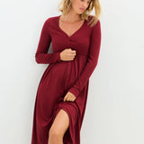 The Softest Rib Nursing Dress