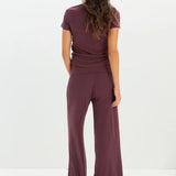 The Softest Rib Over Under Relaxed Pant