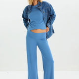 The Softest Rib Over Under Relaxed Pant