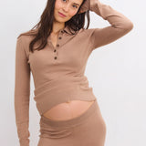 The Softsculpt Knit Nursing Polo