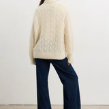 The Sophie Alpaca Cable Turtleneck