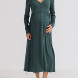 The Softest Rib Nursing Maxi Dress