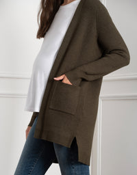 Talisah Viscose-Blend Knitted Maternity + Nursing Cardigan