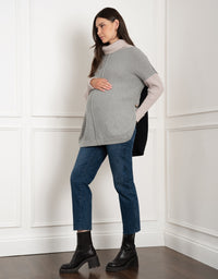 Bertra Roll Neck Knit Maternity + Nursing Sweater