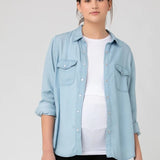 Bec Chambray Shirt Clean Fade