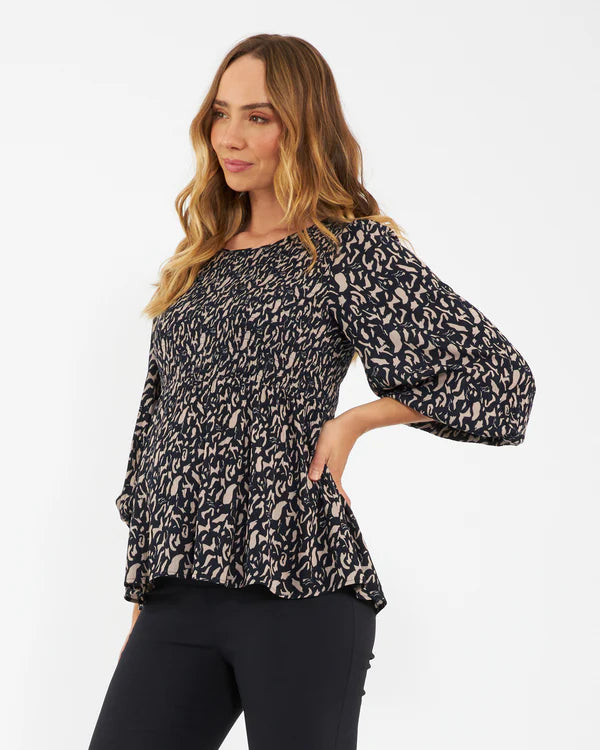 Izzie Shirred Top