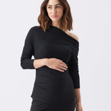 Off-Shoulder Rib Top