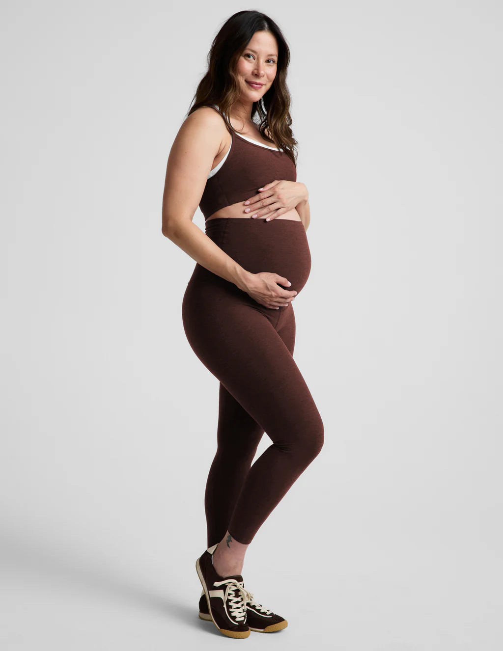 Spacedye Love the Bump Midi Maternity Legging
