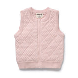 Marshmallow Organic Knitted Bubble Vest