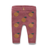 Clementine Organic Knitted Jacquard Legging