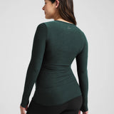 Featherweight Count On Me Maternity Crew Pullover