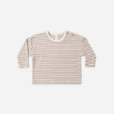 Long Sleeve Tee Cocoa Microstripe