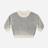 Relaxed Knit Sweater Midnight Stripe
