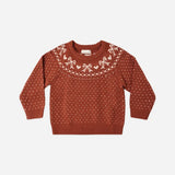 Fair Isle Sweater Ruby